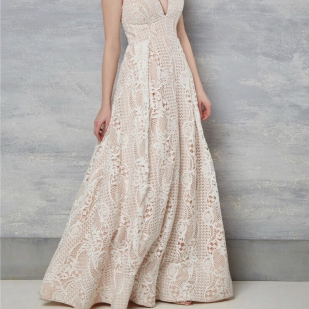 Sleeveless V-Neck Maxi Gown
